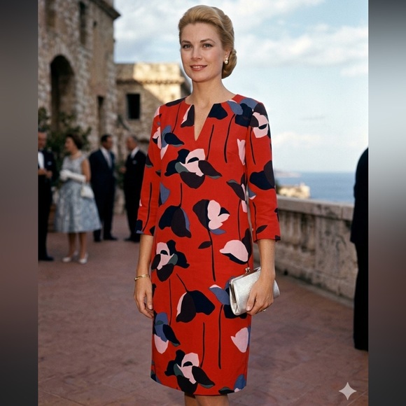 Boden Dresses & Skirts - Boden Red and Pink Floral Dress Size 6